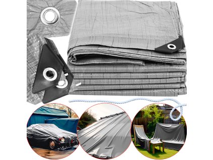 Plachta 10X15m PE 120g, Verke V50029 1