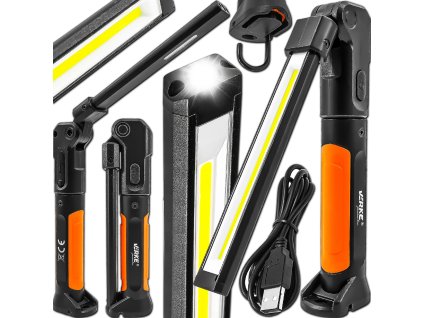 Aku LED pracovní svítilna LED 700 LM 2000 mAh Premium, Verke V87515 1