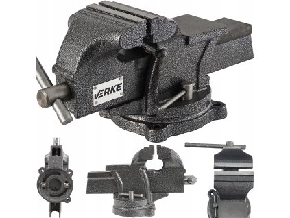 Svěrák otočný s kovadlinou 100MM, Verke V88000 1