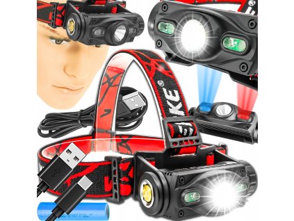 Čelovka 1000 lm, 2000 mAh Premium, Verke V87559 1