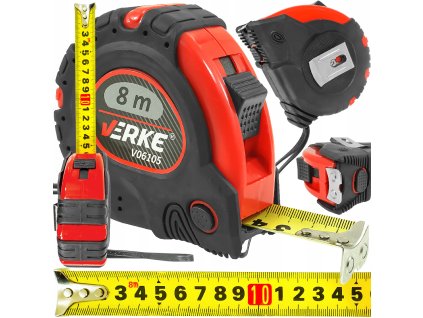 Metr svinovací 8mx24mm, Verke V06105 1