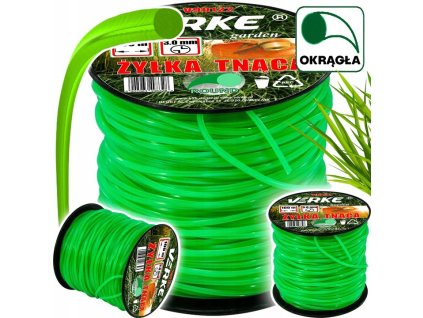 Žací struna do křovinořezu kulatá 3,0 MM 100 M, Verke V90122 1