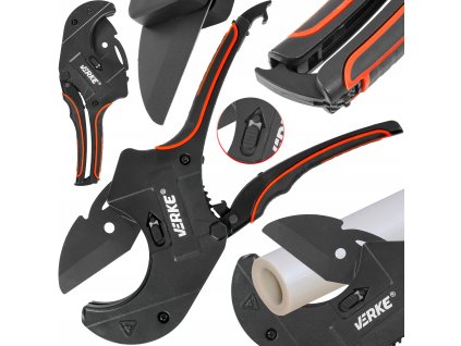 Nůžky na plastové trubky 75 mm, Verke V07509 1