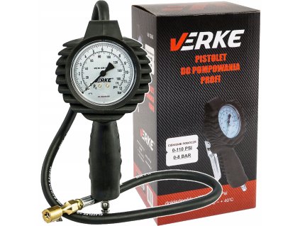 Pistole s manometrem pro huštění kol, Verke V81266 1