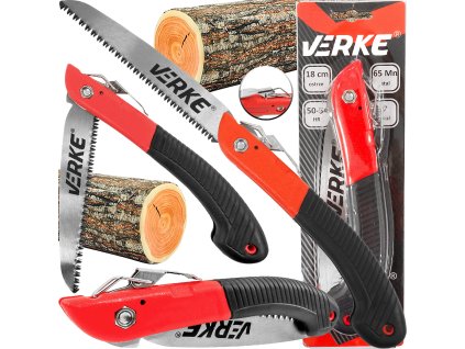 Ruční pila na dřevo skládací 180 mm, Verke V86539 1