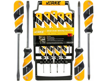 Sada šroubováků s magnetickým hrotem 9 ks S2 Premium Line, Verke V86420 6