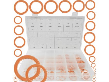 Sada měděných podložek 300 ks, Verke V06711 1