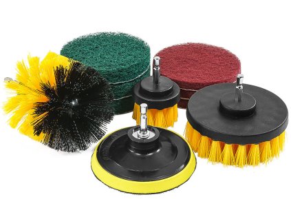 36328 sada cisticich kartacu a lesticich kotoucu na vrtacku 1 4 10 ks verke v08126