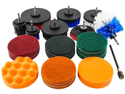 36331 sada cisticich kartacu a lesticich kotoucu na vrtacku 1 4 23 ks verke v08127