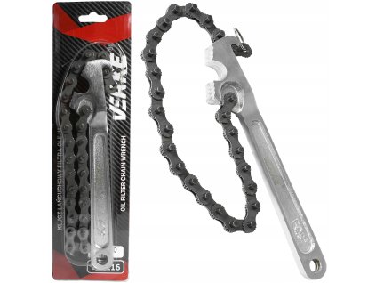 Řetězový klíč na výměnu olejového filtru 120 220 mm, Verke V86216 1