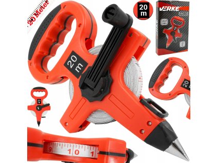 Měřící pásmo s držadlem 20m, Verke V06110 1