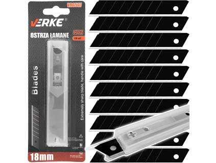 Břity ulamovací do nože 18 mm SK2H, Verke V86567 1