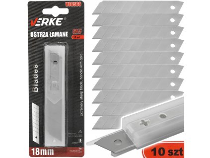 Břity ulamovací do nože 18 mm SK5, Verke V86568 1
