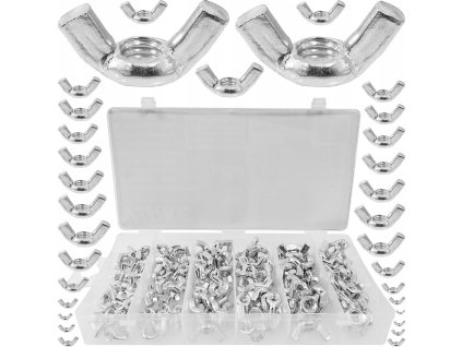 Sada metrických křídlových matic M4 M10 150 ks, Verke V06706 1