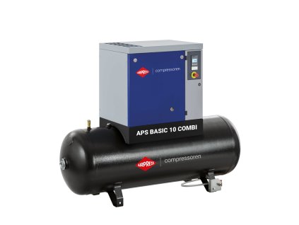 39037 sroubovy kompresor aps 10 basic combi 10 bar 10 hp 7 5 kw 996 l min 500 l airpress 364858