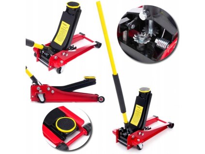 Hydraulický nízkoprofilový zvedák 3,5t s pojezdem, Kraft&Dele KD357