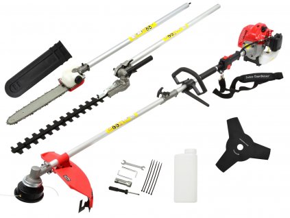 Motorový křovinořez 52 ccm 4 v 1 s příslušenstvím, Geko G81057