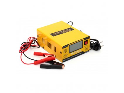 Nabíječka autobaterii 12 24V – mikroprocesorová 10Amp, Kraft&Dele KD1918 1