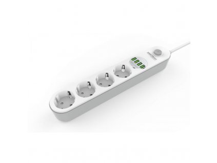 przedluzacz z usb 2m 5 gniazd kd4030