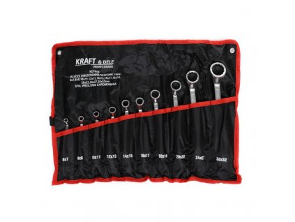 klucze dwustronnie oczkowe 10el kd10929