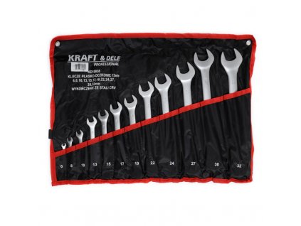 klucze plasko oczkowe 12el kd10938