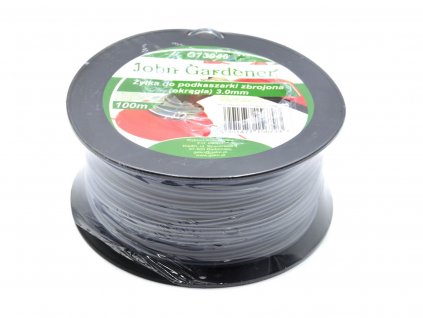 20108 zaci struna do krovinorezu kulata zesilena nylon 3mm x 100m geko g73946