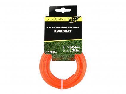 20249 zaci struna do strunove sekacky ctyrhranna 2 4mm x 10m geko g73998 2