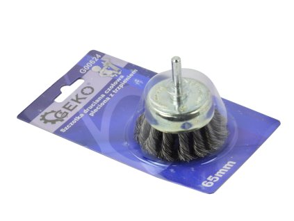 20974 drateny kartac hrnkovy na vrtacku 65mm geko g00624
