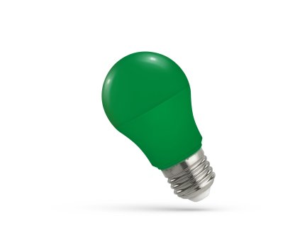 LED žárovka GLS E 27 230V 4,9W zelená, SPECTRUM WOJ14606
