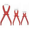 Škrticí kleště na hadice, sada 3 ks, Verke V86271 5