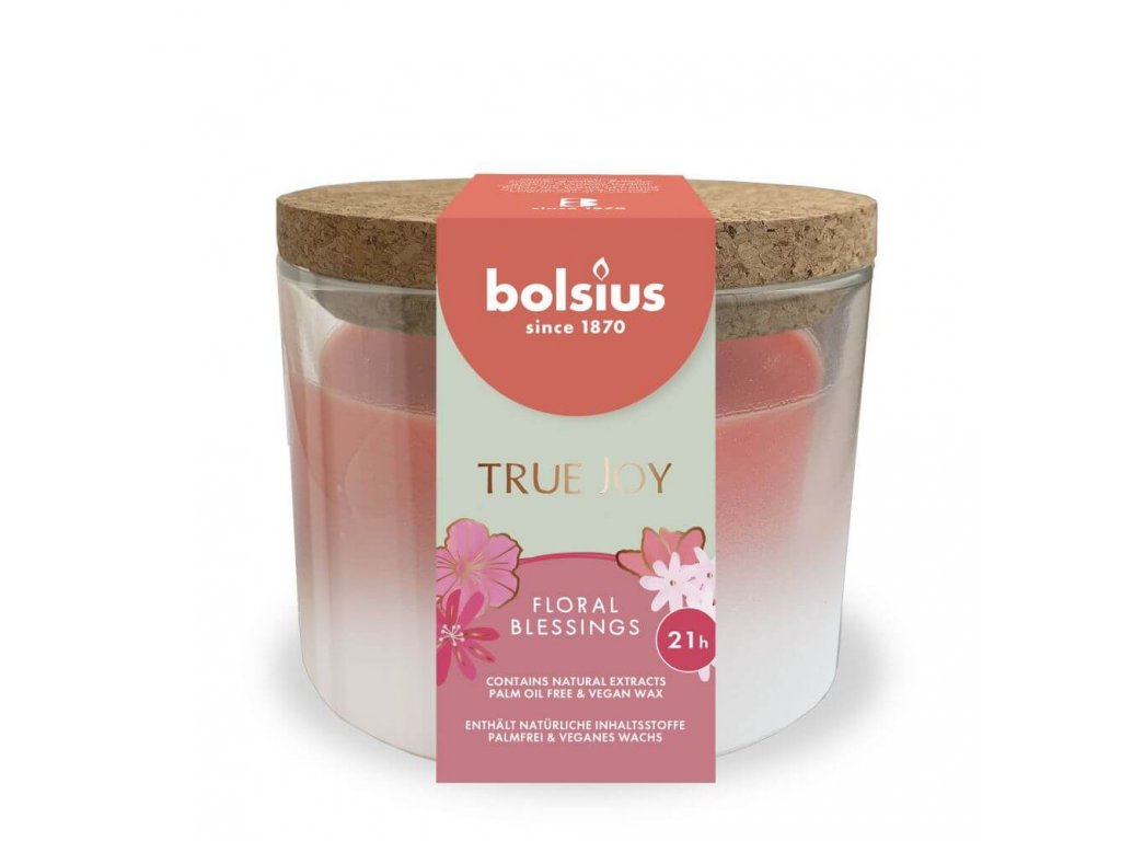 Sviečka vonná True Joy - Floral Blessing Bolsius