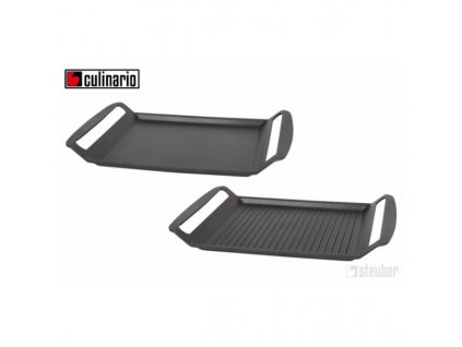 Grilovacia doska s certherm povrchom drážkovaná