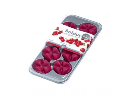 Aroma vosk do keramickej lampy / 8 ks Brusinky