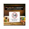 Darček k 50 s blahoželaním