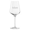 Sklenice na víno se jménem