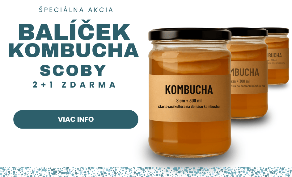 Balíček 2+1 kombucha zdarma
