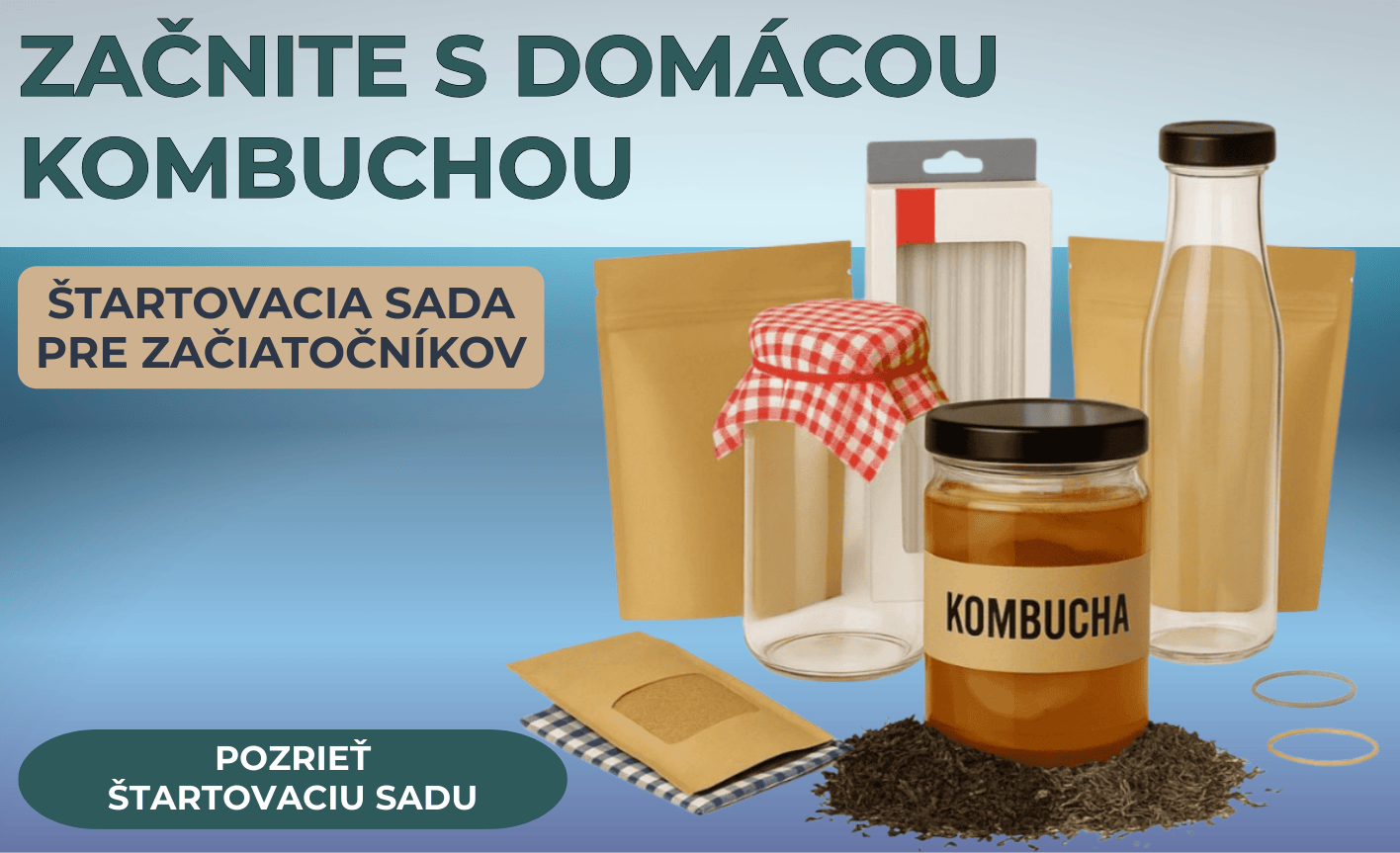 Štartovacia sada na domácu výrobu kombuchy pre začiatočníkov
