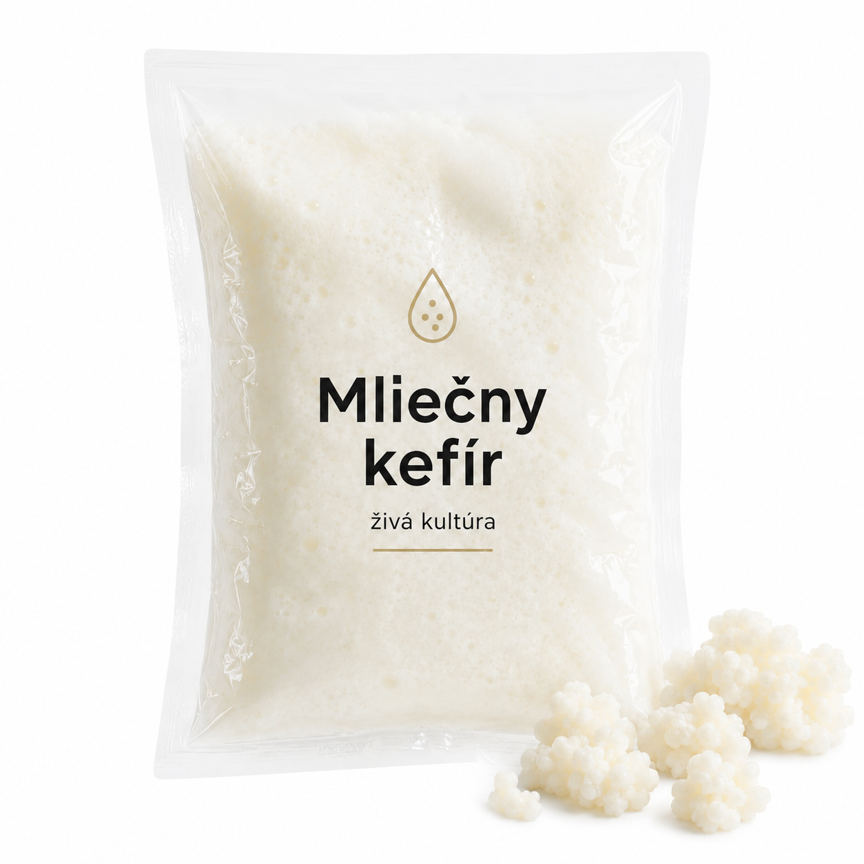Mliečny kefír – živá kultúra (kefírové zrná)