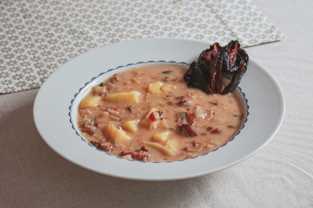 Zelňačka se sušenými švestkami