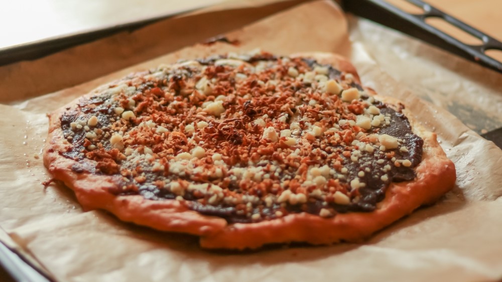 Hruškový koláč s pracharandou