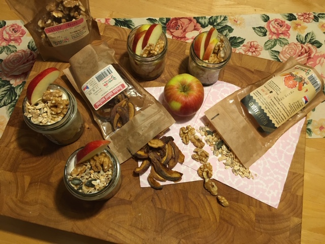 Snídaňové nebo svačinové skleničky