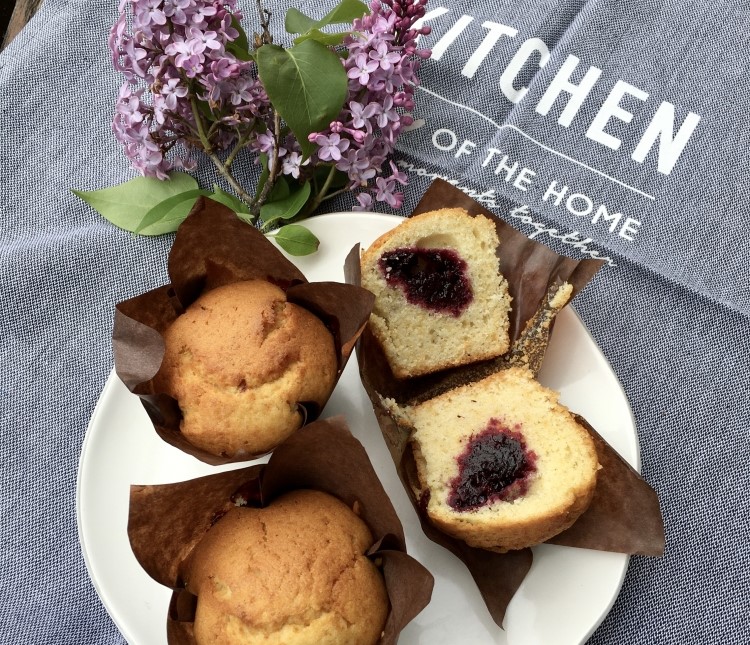 Muffiny s ovocnou náplní