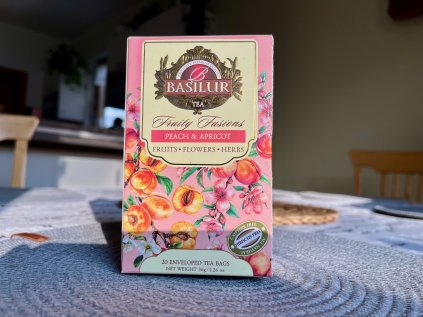 Basilur Ovocný čaj broskev s meruňkou bez ibišku