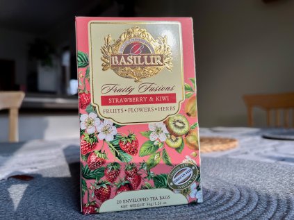 Basilur ovocný čaj jahoda +kiwi bez ibišku