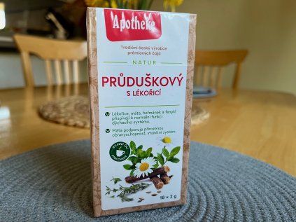 Průduškový čaj s lékořicí
