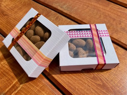 Krabička mandlí v čokoládě 130g