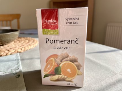 Pomeranč a zázvor 40g