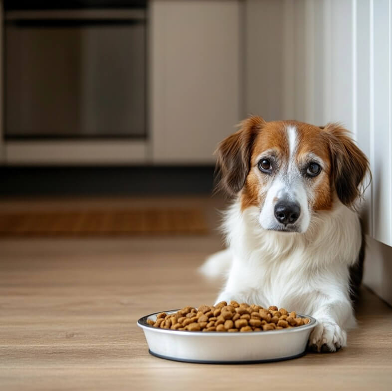 Co dělat, když pes odmítá jíst