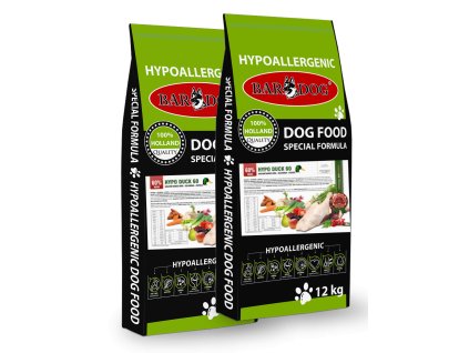 Bardog hypo duck 60% 2 x 12 kg - Kachní maso s ovocem a zeleninou