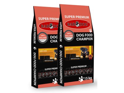 Bardog puppy Large & Breed 28/16 kuřecí maso  velká plemena 2 x 13 kg